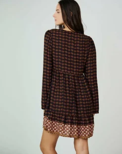 Sale See u Soon Robe Valentine marron