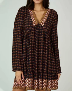 Sale See u Soon Robe Valentine marron