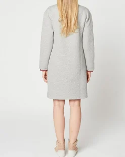 Femme Le Chat Robe Wellness gris chiné