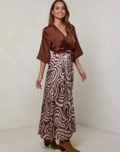 Alice & Charlotte Robe Yasmine marron
