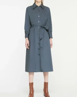 Outlet Jodhpur Robe-Chemise Pom gris foncé