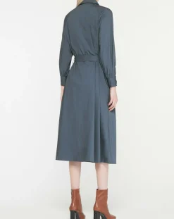 Outlet Jodhpur Robe-Chemise Pom gris foncé