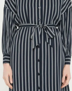 Best Jodhpur Robe-Chemise Pimi à rayures bleu marine