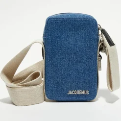 Online Jacquemus Sac à bandoulière Le Cuerda Homme bleu - 11x18 cm