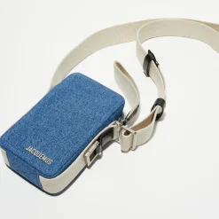 Online Jacquemus Sac à bandoulière Le Cuerda Homme bleu - 11x18 cm