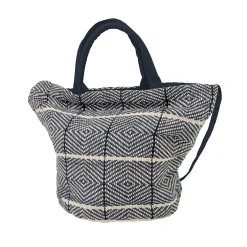 Femme Bed and Philosophy Sac à main bourse bleu