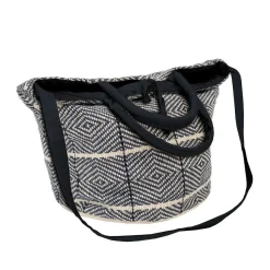 Femme Bed and Philosophy Sac à main bourse bleu