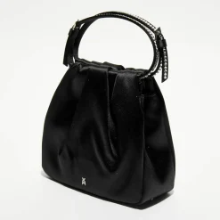 Femme Amina Muaddi Sac à main en Soie cristal Vittoria noir - 16.5x16x7 cm