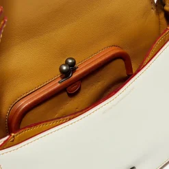 Femme Coach Sac bandoulière en Cuir Dinky 24 craie - 17x7x24 cm