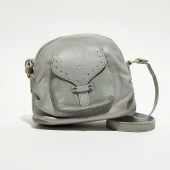 Best Mila Louise Sac bandoulière en Cuir Pala vert menthe - 25x21x14 cm