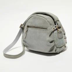 Best Mila Louise Sac bandoulière en Cuir Pala vert menthe - 25x21x14 cm