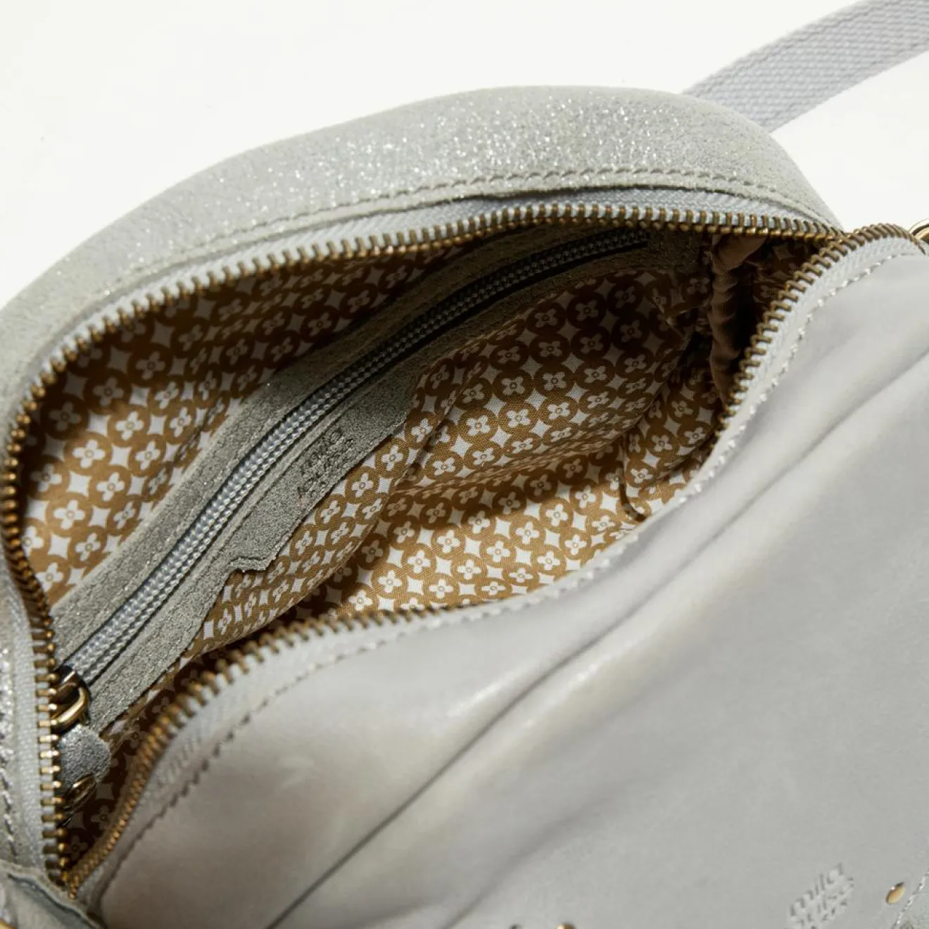 Best Mila Louise Sac bandoulière en Cuir Pala vert menthe - 25x21x14 cm