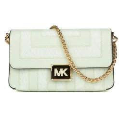 Michael Kors Sac bandoulière en Cuir Sonia vert/multicolore - 26x15x6 cm