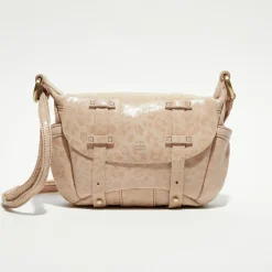 Femme Mila Louise Sac besace en Cuir Bern Gp rose - 21x15x6 cm