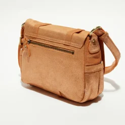 Femme Mila Louise Sac besace en Cuir Bess X orange - 25x20x7 cm