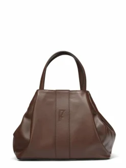Sale Maison Faret Sac en Cuir Pin Marron - 20,5x26,5x15,5 cm