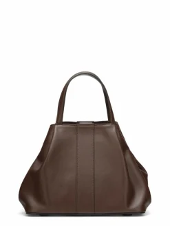 Sale Maison Faret Sac en Cuir Pin Marron - 20,5x26,5x15,5 cm