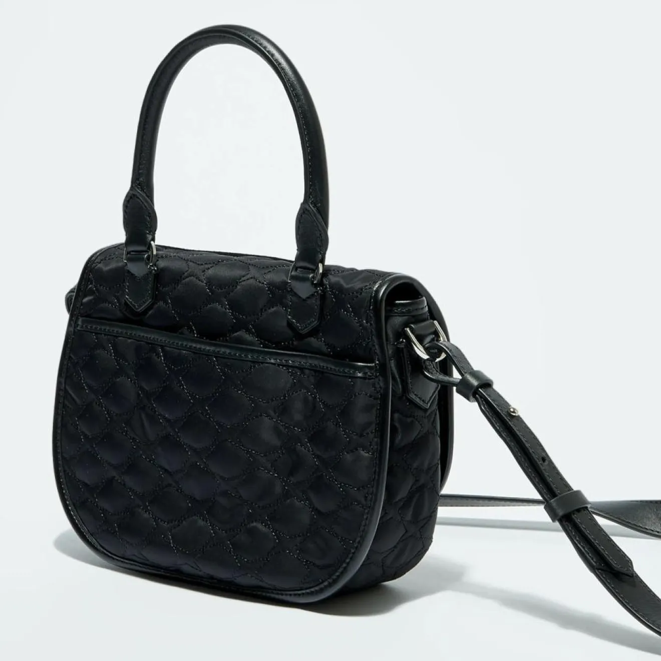 Femme Mauboussin Sac en Toile brodée Je t'Attends Je t'Aime nº2 noir - 20x25x8 cm