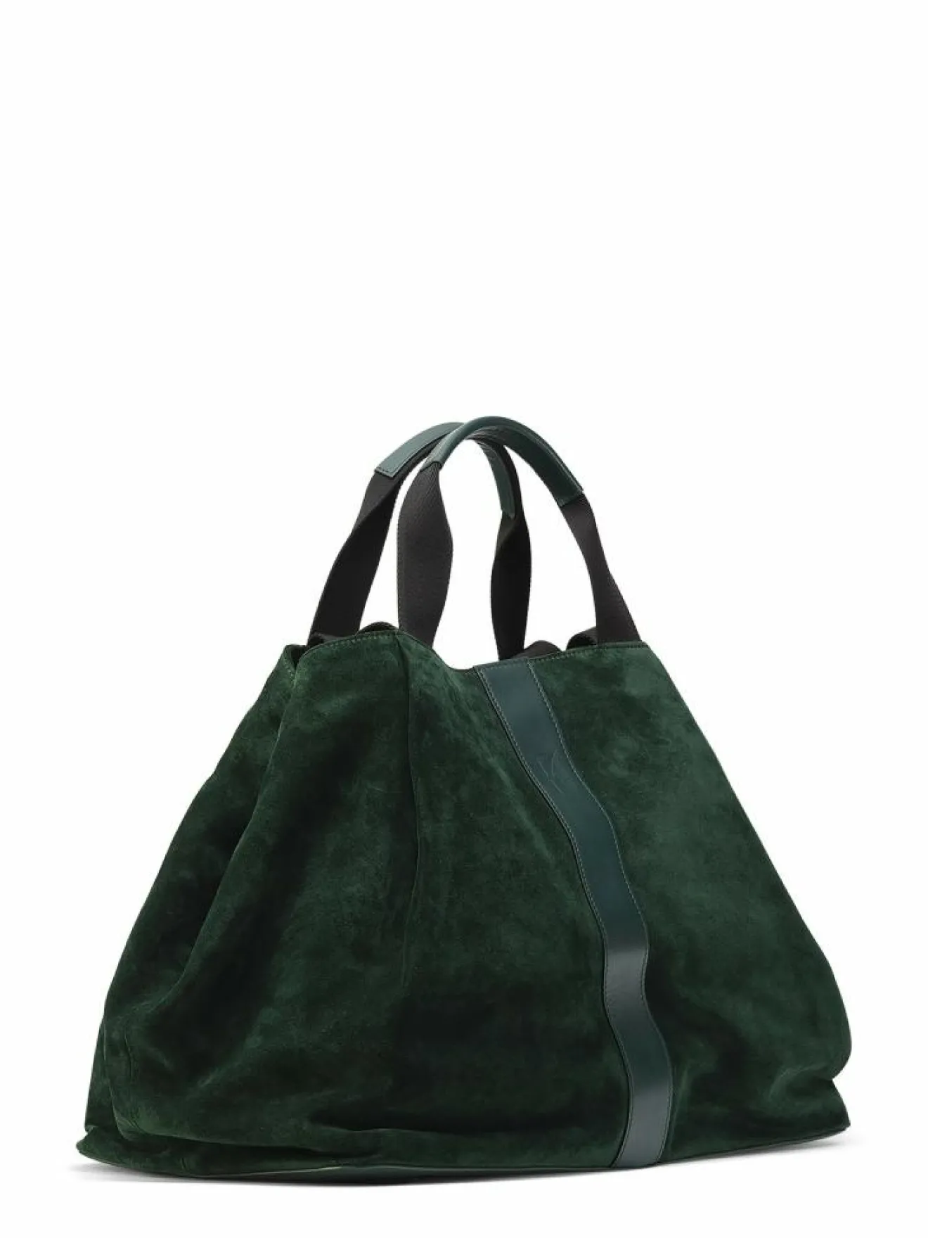 Maison Faret Sac en Velours de Cuir Pinasse Eucalyptus - 65x34x26 cm