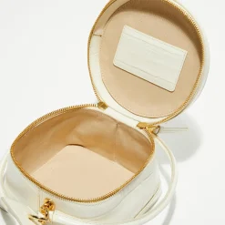 Femme Jacquemus Sac mallette en Cuir Le Vanito ivoire - 11.5x15.5x15.5 cm