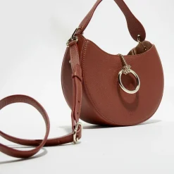 Femme Chloé Sac porté épaule en Cuir Arlène marron - 25x20x9 cm