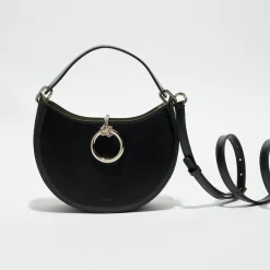 Femme Chloé Sac porté épaule en Cuir Arlène noir - 25x20x9 cm