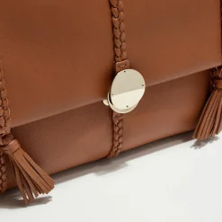 Femme Chloé Sac porté épaule en Cuir Pénélope caramel - 35x24x13 cm