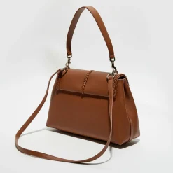 Femme Chloé Sac porté épaule en Cuir Pénélope caramel - 35x24x13 cm