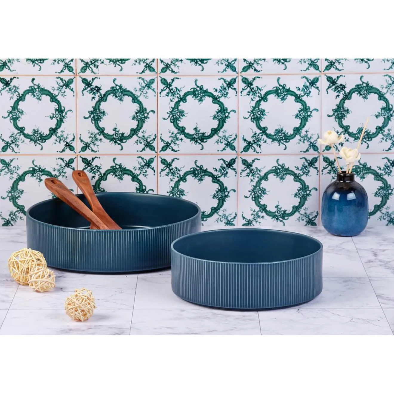 Bjorn Saladier Scandi bleu marine - D.27 cm