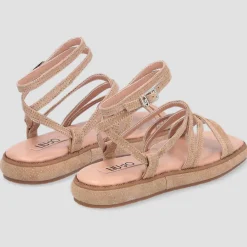 Femme Liu-Jo Sandales en Cuir Amelia saumon