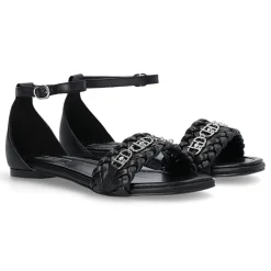 Outlet Liu-Jo Sandales en Cuir Rym noires