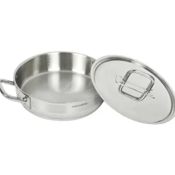 Sale Gam'Hotel Sauteuse induction inox avec couvercle grise - D.32 cm