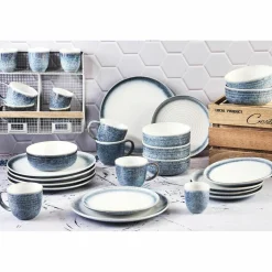 Outlet Bjorn Service Complet Cosmos bleu/blanc nacré - 30 pièces