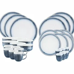Outlet Bjorn Service Complet Cosmos bleu/blanc nacré - 30 pièces