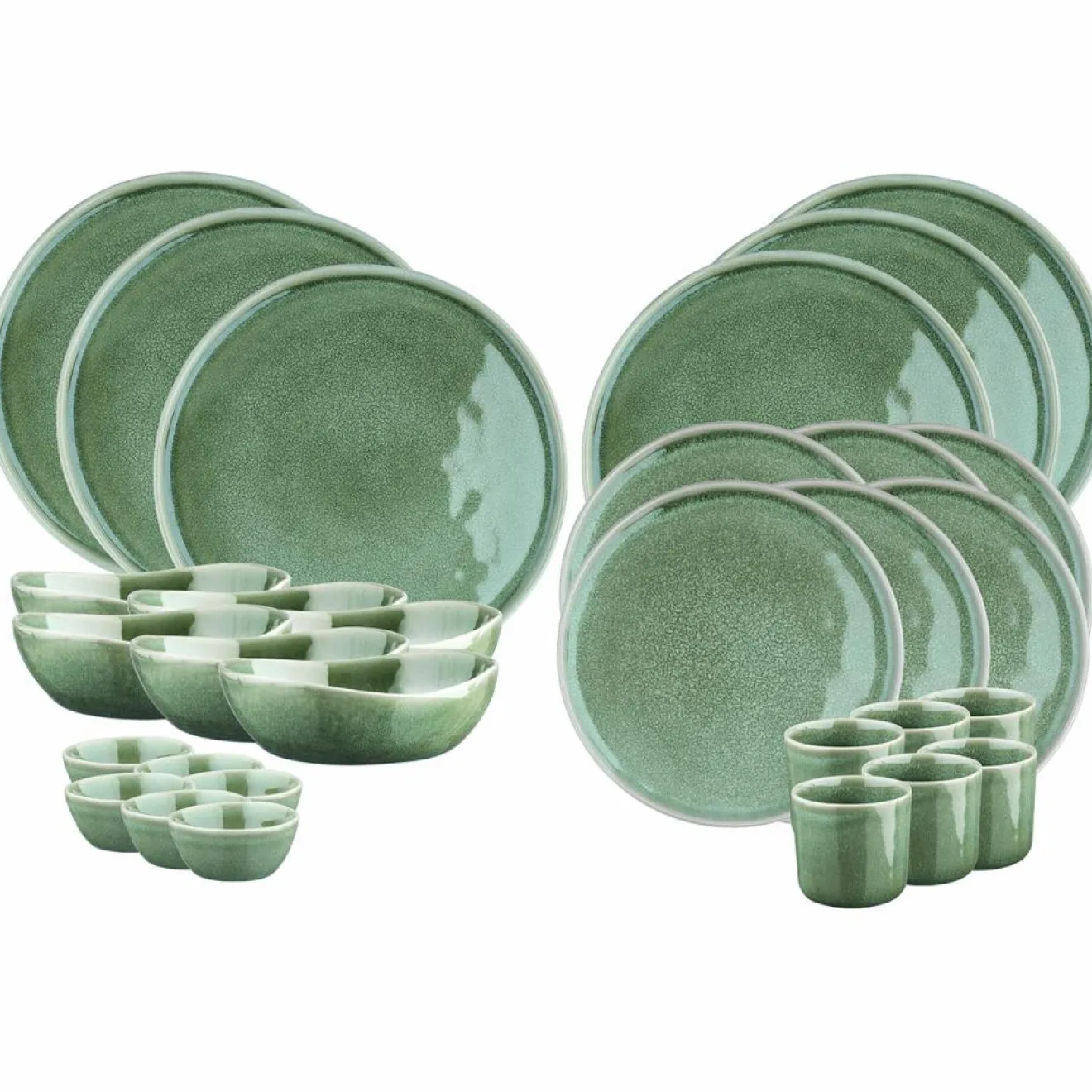 Bjorn Service Complet Magma vert - 30 pièces