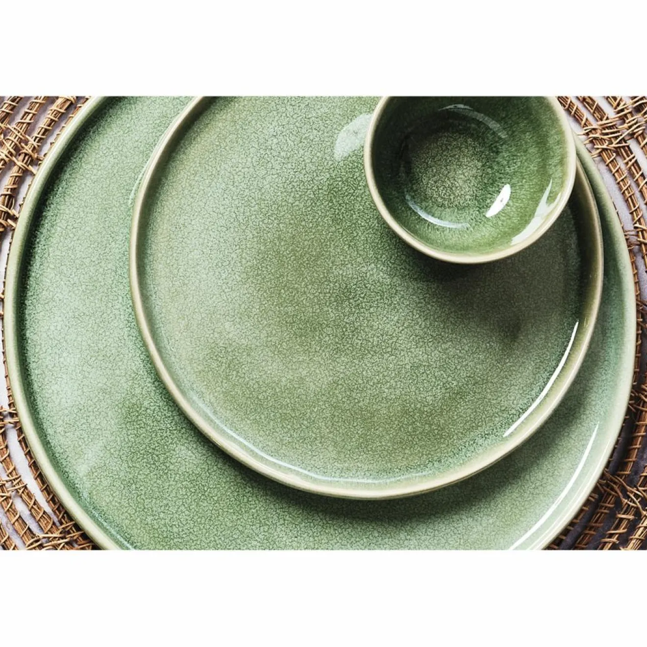 Bjorn Service Complet Magma vert - 30 pièces