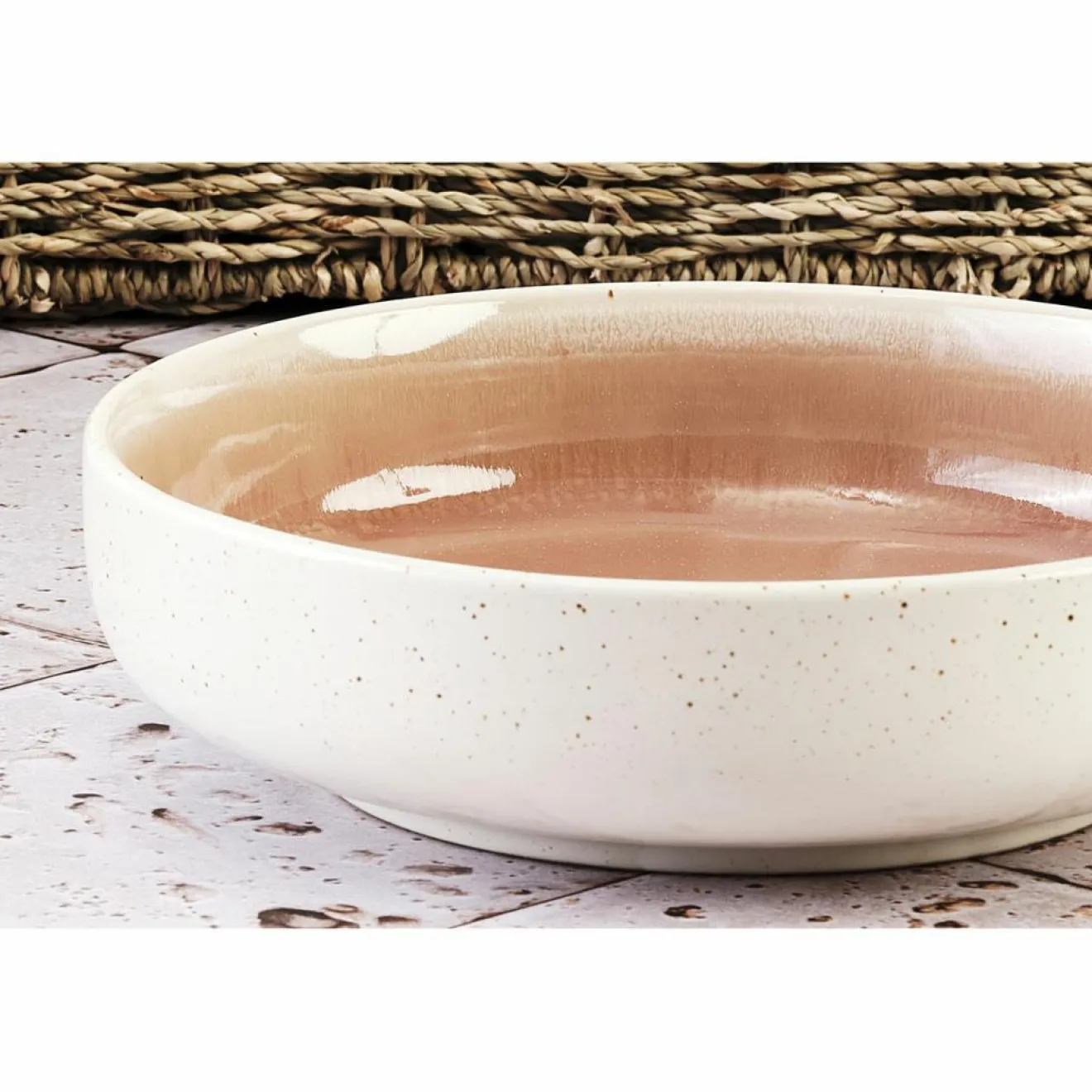 Bjorn Service Complet Oxygen rose poudre/beige - 42 pièces