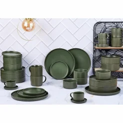 Bjorn Service Complet Scandi vert olive - 36 Pièces