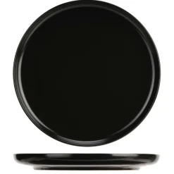 Cosy & Trendy Service de table en Grès Baltic noir - 24 pièces