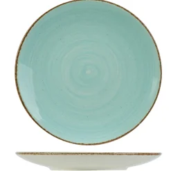 Cosy & Trendy Service de table en Grès Granité bleu - 18 pièces