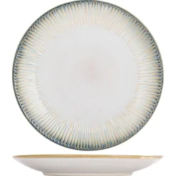 Sale Cosy & Trendy Service de table en Grès Listra bleu/beige - 18 pièces