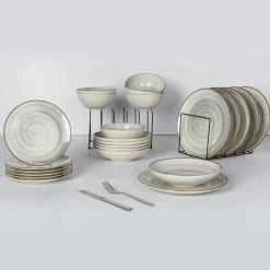 Sale Cosy & Trendy Service de table en Grès Sintra bleu - 24 pièces