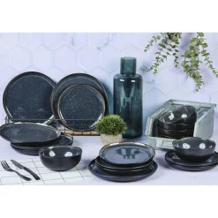 Online Bjorn Service Les Essentiels en Grès Iris bleu foncé - 18 pièces