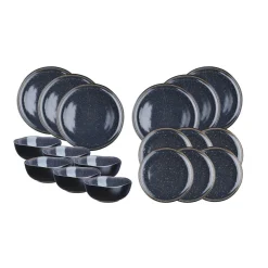 Online Bjorn Service Les Essentiels en Grès Iris bleu foncé - 18 pièces