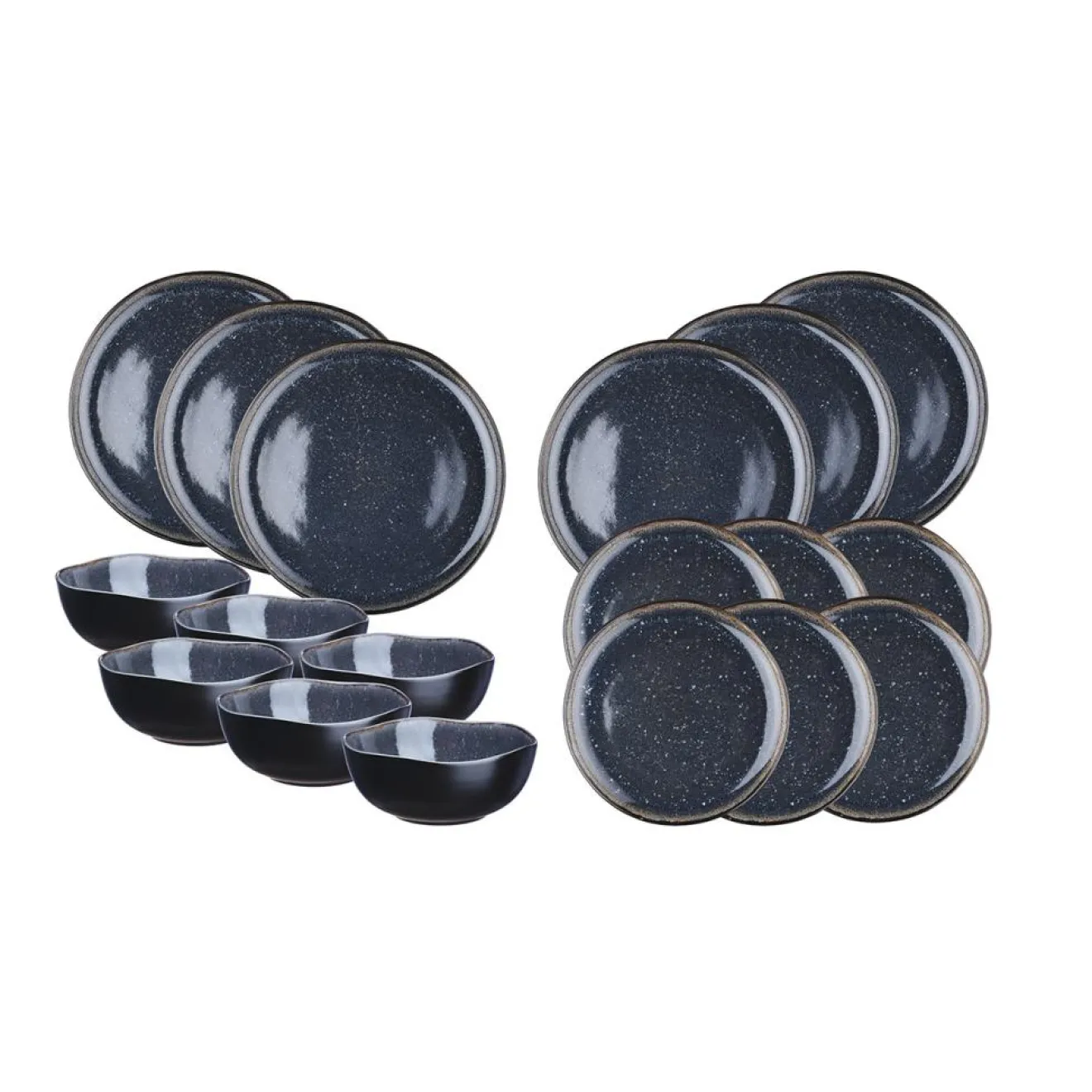 Online Bjorn Service Les Essentiels en Grès Iris bleu foncé - 18 pièces