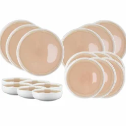 Bjorn Service Les Essentiels Oxygen rose poudre/beige - 18 pièces