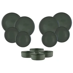 Bjorn Service Les Essentiels Scandi vert olive - 12 Pièces