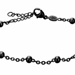 Femme Amelia Parker Set Montre Femme & Bracelet Petite Noir en Acier noir