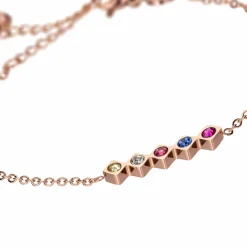 Online Amelia Parker Set Montre Femme & Bracelet Gold Plaza en Acier rose doré