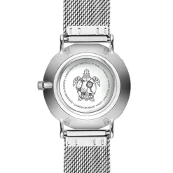 Clearance Amelia Parker Set Montre Femme 2 Bracelets Grand Blanc en Acier & Cuir argenté/rose